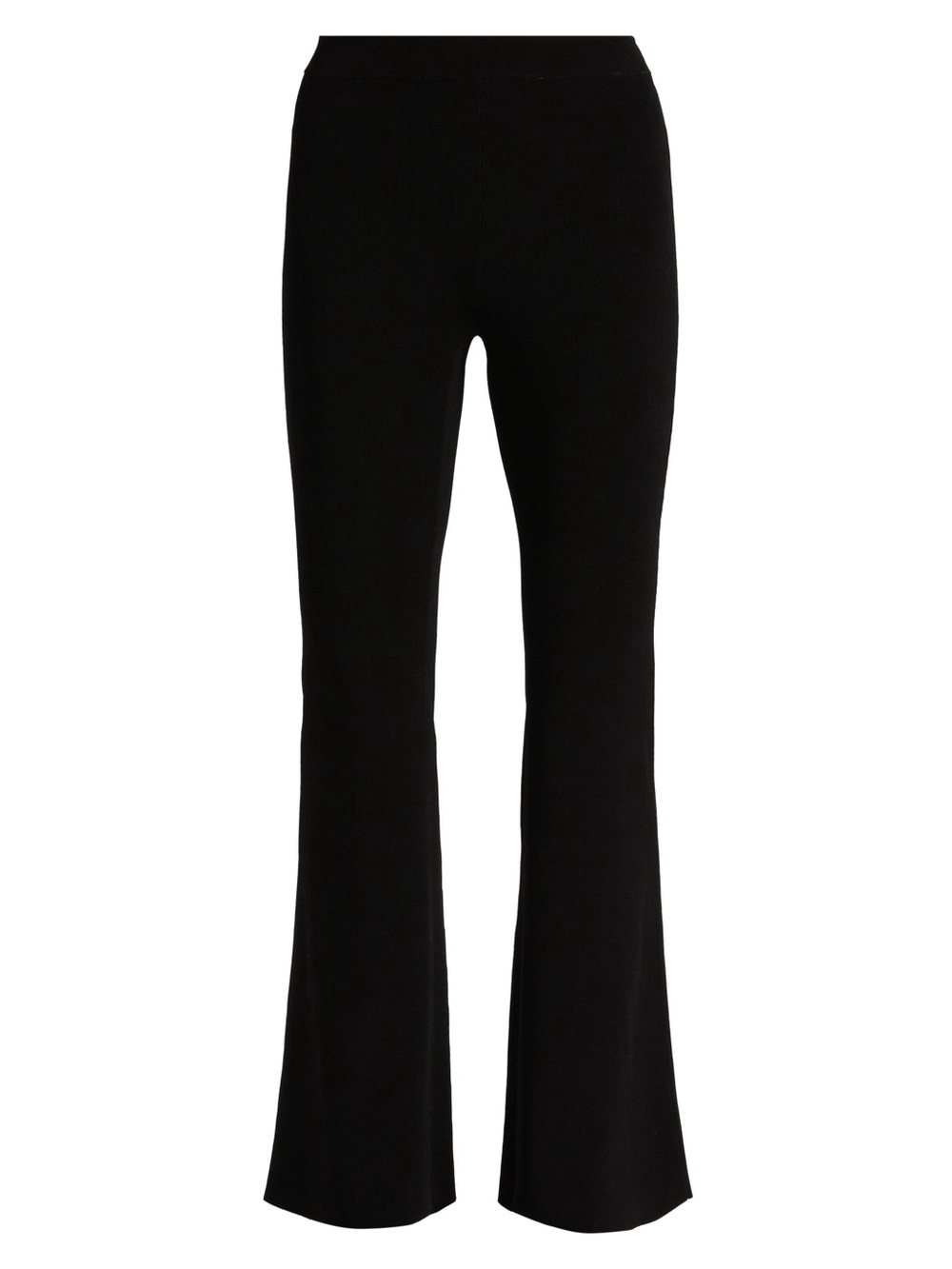 GOOD AMERICAN Scuba Flare Ankle-Zip Pants GWB0066